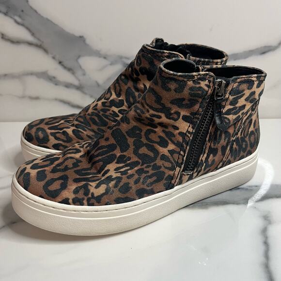 Naturalizer | Women's Black Brown Leopard Print Celeste Sneaker Sz 6.5 - Picture 3 of 8